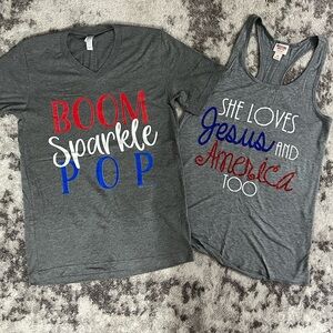 American Tank and Shirt (4th of July)